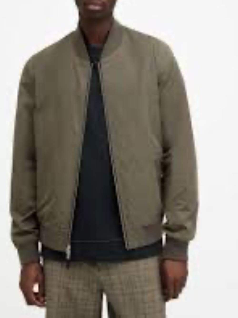 All Saints Olive Bomber Jacket